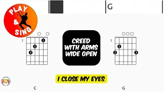 CREED - With Arms Wide Open Scrolling Guitar Chords