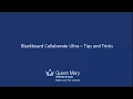 Blackboard Collaborate - Tips and Tricks