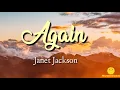 Janet Jackson - Again(Lyrics Video)🎵