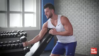 Incline Bench Preacher Curl
