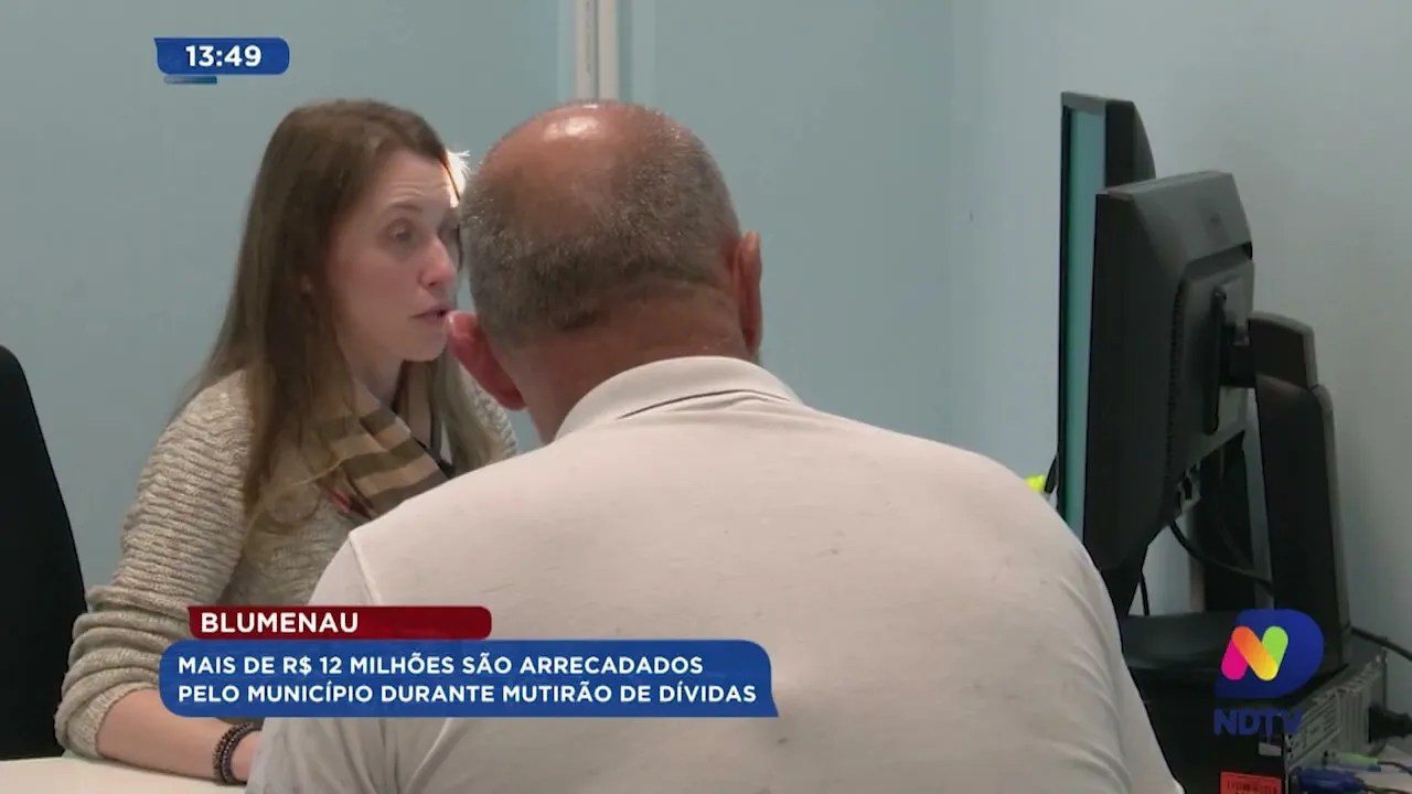Blumenau: mais de R$ 12 milhões são arrecadados pelo município durante mutirão de dívidas