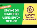 40 Spying and stubbing on the functions in the spec file using spyOn Method - Jasmine Testing