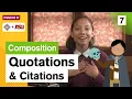 Citations and Quotes Study Hall Composition ASU Crash Course