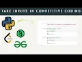 Input methods for competitive programming in Python