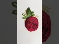 Woven wheel Rose | Spider Web Stitch | Full Video On Channel #embroidery #art #embroiderydesign