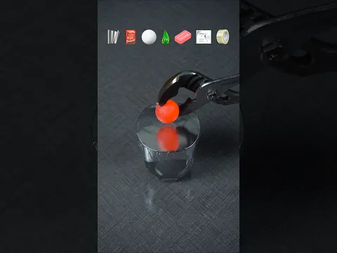 which item is most satisfying? #satisfying #foryou #experiment #asmr #hotball