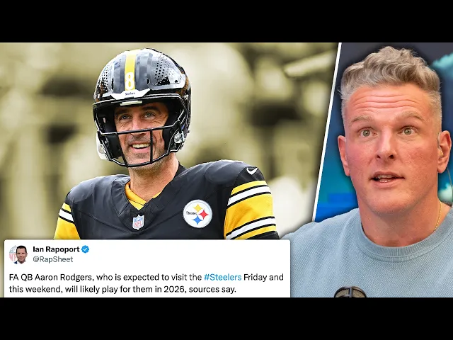 Video: Aaron Rodgers Reportedly Meeting With Steelers, "Likely Will Return In 2026"