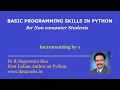Free Python course - Python program to increment a number by 1