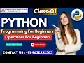 Python Class 01 Python Tutorial for Beginners Python Programming Basics Class in Harsha Training