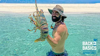 SOLO MISSION on the Great Barrier Reef 🏝 (Cray catch & cook)