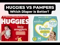 Huggies vs Pampers Diaper Size 1 With Absorbency Tests