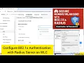 How to Configure AC 802 1X Authentication with RADIUS Username Password Authentication on WLC