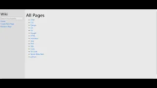 Project 1 Wiki - CS50 Web Programming with Python and JavaScript
