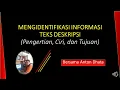Download Lagu Pengertian, Ciri, dan Tujuan Teks Deskripsi