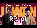 Vantha Edam (Jawan) | Voice of Thalapathy Vijay | AI cover song | Anirudh | RPJ ai  #leo #naaready