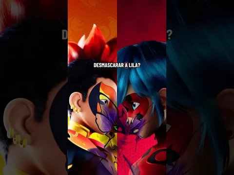 Lila DESMASCARADA por Ladybug e Rooster Bold! #miraculous #ladybug #miraculousladybug #shorts