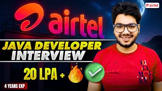 Airtel Java Developer Interview Experience Questions 20 LPA