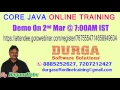 Core Java Online Training by Nagoor Babu Demo On 2nd March 7 00AM IST