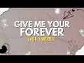 Download Lagu Zack Tabudlo - ‘GIVE ME YOUR FOREVER’ | official Lyric Video