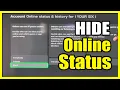 How to HIDE your Online Status from EVERYBODY or Friends on Xbox Series X Privacy Tutorial