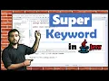 Super keyword in Java Hindi Uses of super keyword in java Coding Wallah