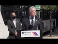 NJ TRANSIT President CEO Kevin Corbett Unveils New Bus stops New Articulated Buses on 126 Route