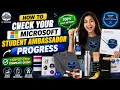 How to Check Your Microsoft Student Ambassador Progress