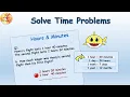 Solve Time Problems Add and Subtract Time Word Problems Grade 4
