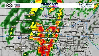 LIVE RADAR Thunderstorms move out of North Texas cold temps move in