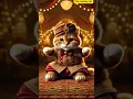 Meowster’s Grand Indian Wedding! 🐱💍✨ | Dancing Cat in Royal Attire #catdance #catwedding #cute#funny