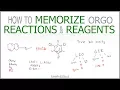 How to Memorize Organic Chemistry Reactions and Reagents Workshop Recording