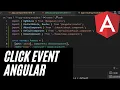 How to Use the Angular Click Event in Angular - Relearning Angular Part 13