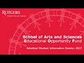 Rutgers SAS EOF Admitted Student Information Session April 2023