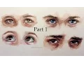 Download Lagu REAL TIME Watercolor Eyes PART 1, Portrait Painting, Christine Karron #watercolor #portraitpainting