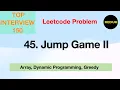 45 Jump Game II Leetcode problem