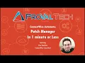 Patch Manager in 1 Minute or Less