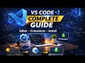 VS Code complete tutorial Kannada Install Editor Extensions
