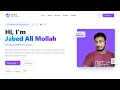 My Developer Portfolio MERN Stack React js Developer Next js Portfolio Jabed Ali Mollah