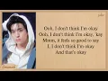 ENHYPEN Jake I Don’t Think I’m Okay Lyrics (Cover Bazzi)