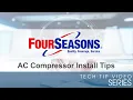 AC Compressor Install Tips