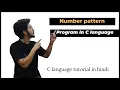 C program to print number pattern with 1 0 at alternate columns pattern - 3 program in c