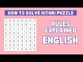 How to Solve Hitori Puzzles in English Explained the Rules