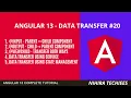 Data transfer between components in angular 13 parent to child input Output ViewChild
