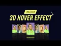 Create Stunning CSS 3D Hover Effect LIKE A PRO