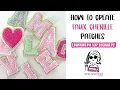How to Create Faux Chenille Letters - Embroidery for Beginners