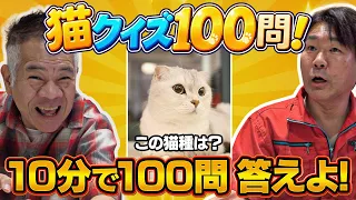 【100問クイズ】猫に詳しいおじさんvsとあるものを買って欲しいおじさん