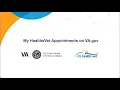 My HealtheVet Appointments on VA gov
