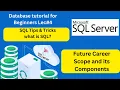 SQL Tutorial-Lect What is SQL Usage Components Future Career Scope