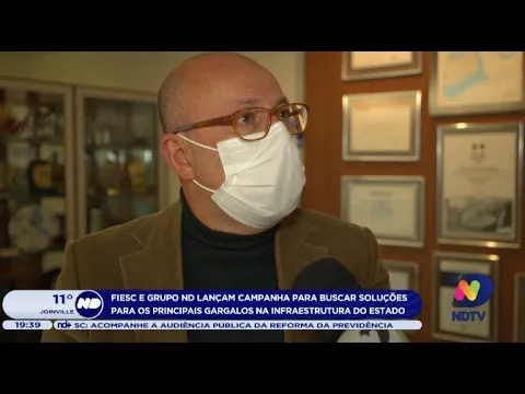 Fiesc e Grupo ND lançam campanha para buscar soluções para gargalos na infraestrutura de SC