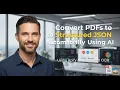 Convert PDFs to Structured JSON Automatically Using AI